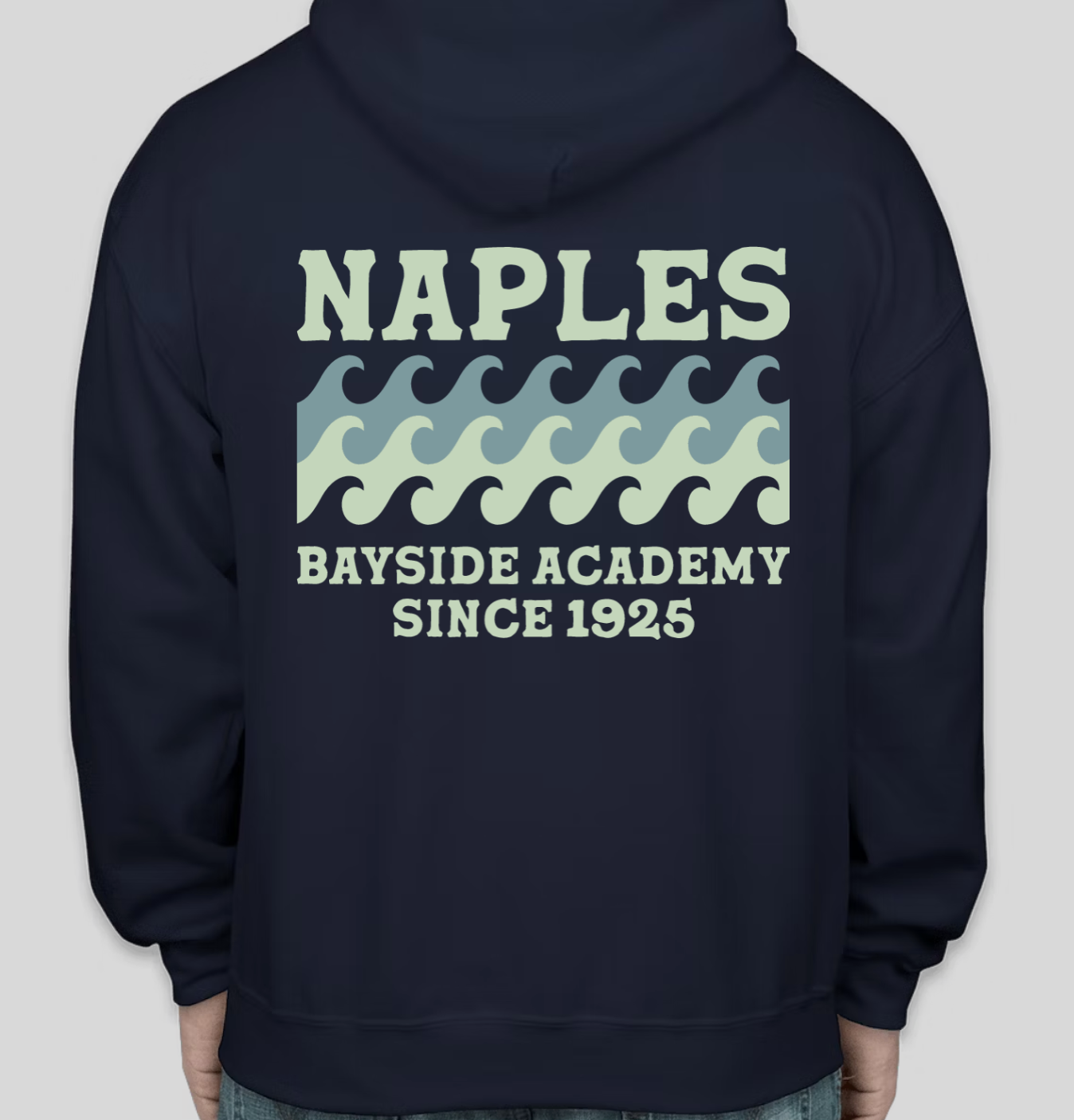 Youth Waves Hoodie Zip Up Sweatshirt