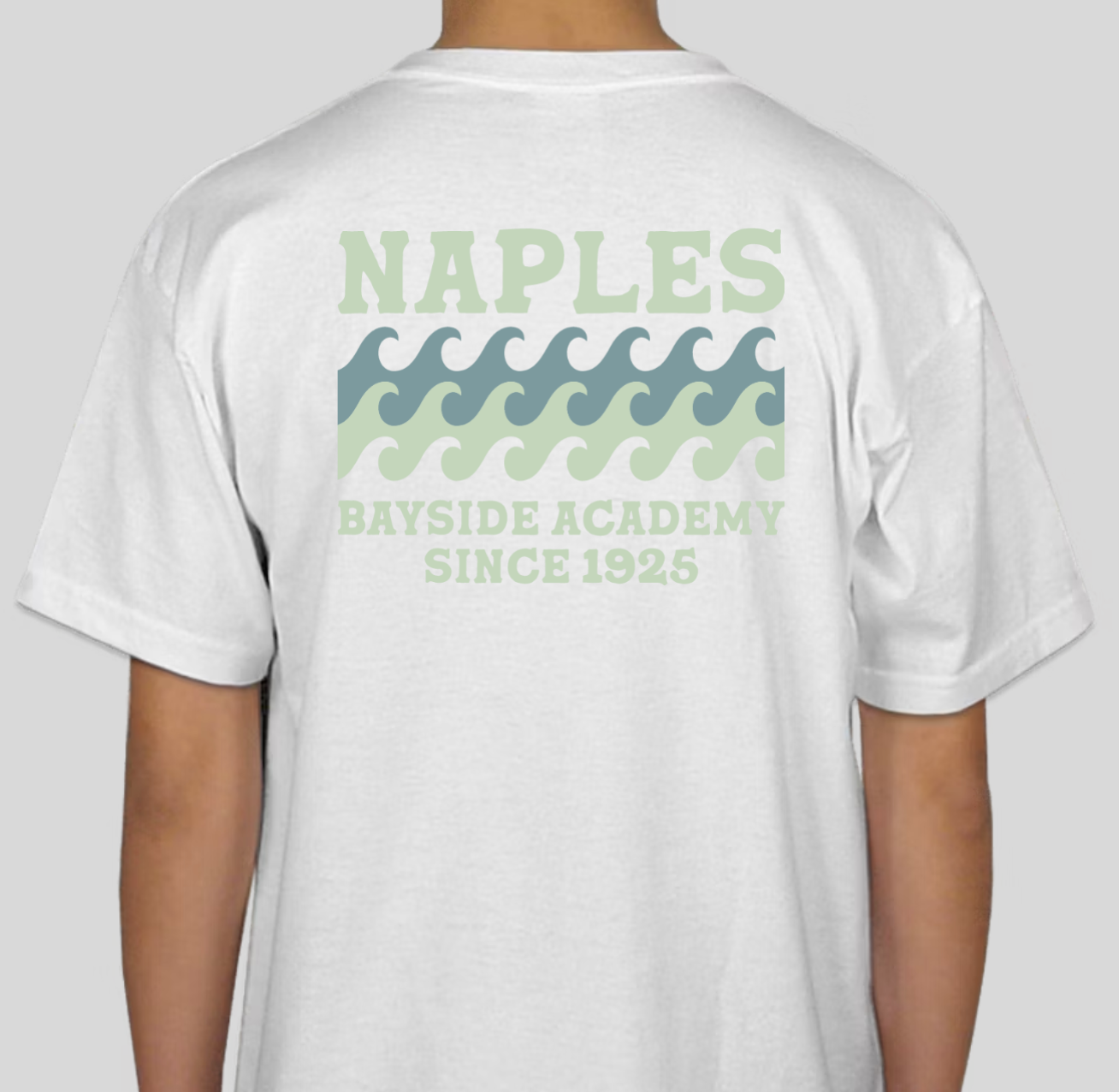 Youth Waves Short Sleeve Tee - White