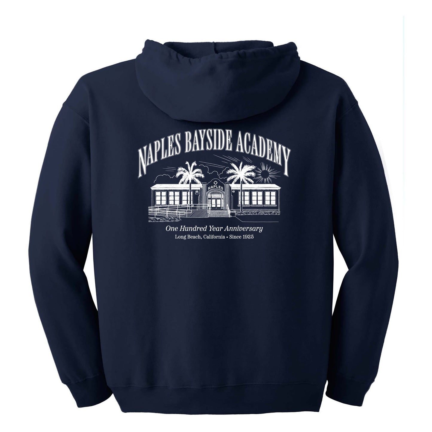 Adult School Zip Up Hoodie Sweatshirt