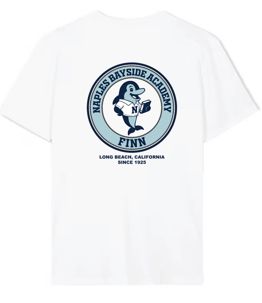 Youth Naples Mascot Tee - White