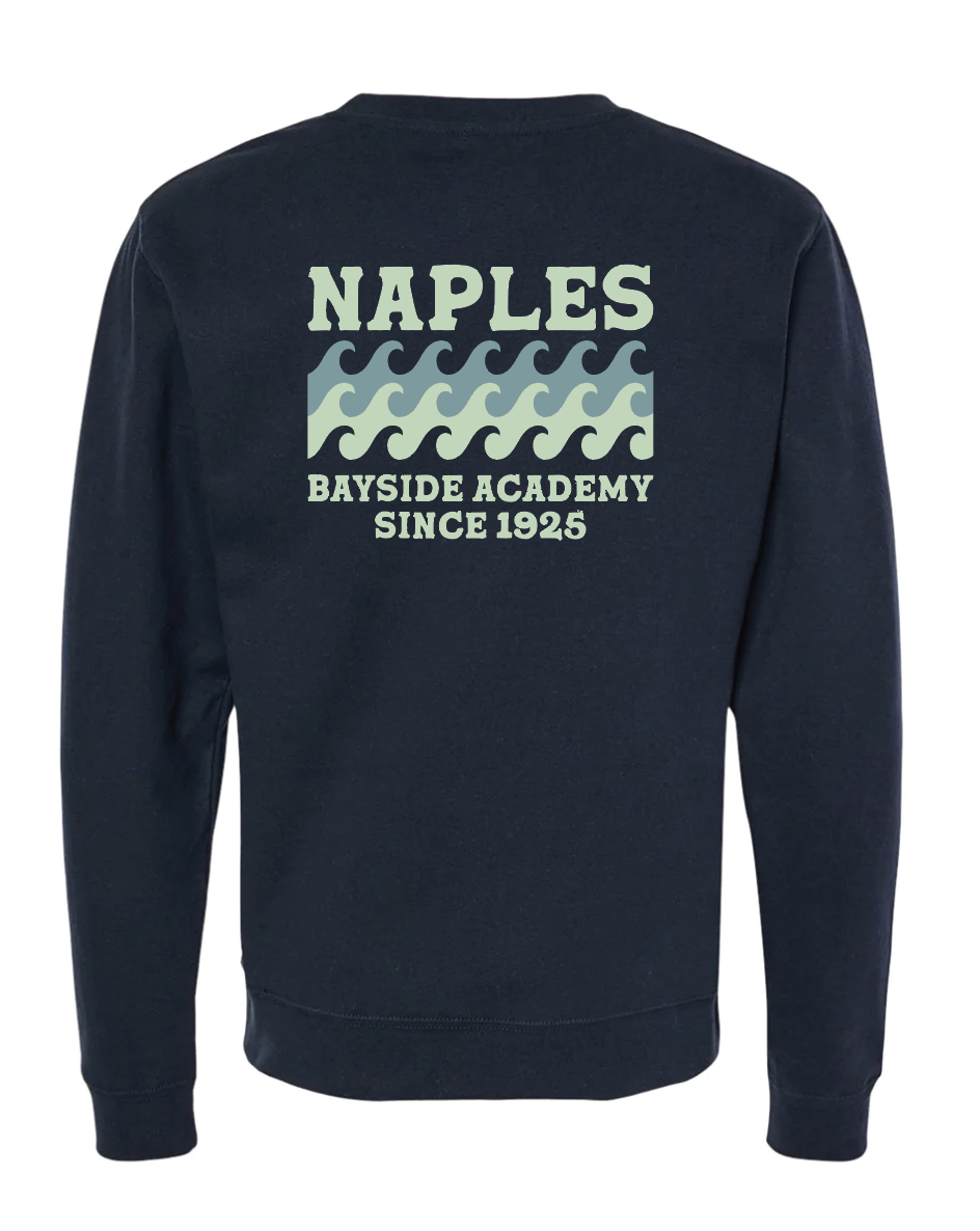 Adult Waves Crewneck Sweatshirt