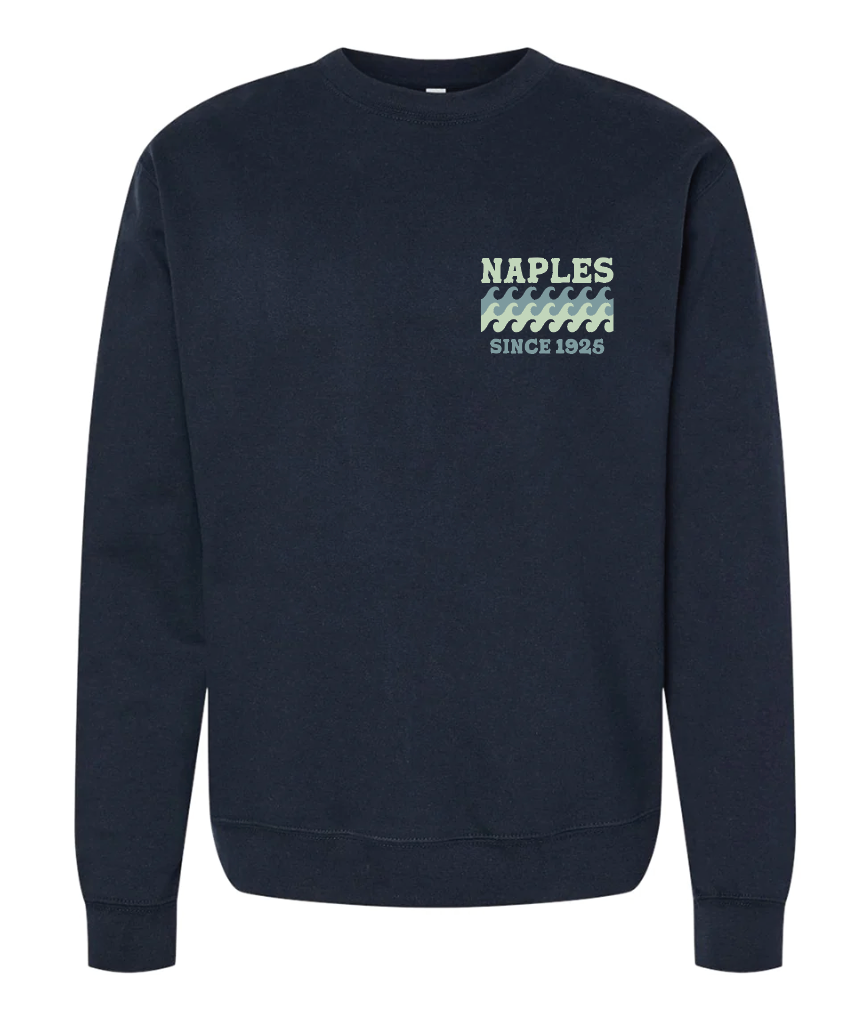 Adult Waves Crewneck Sweatshirt