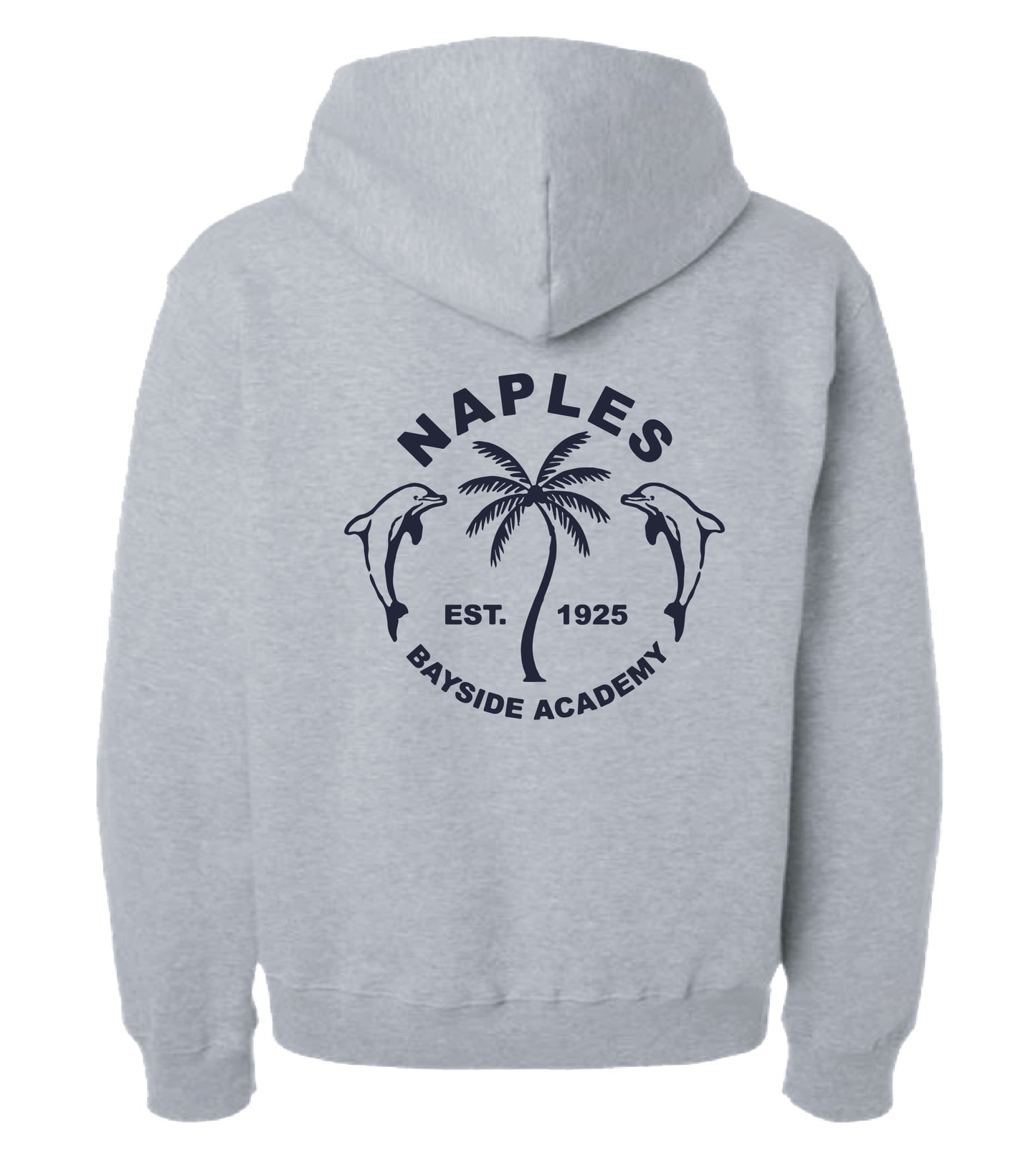 Youth Wavy Palm Hoodie - Gray