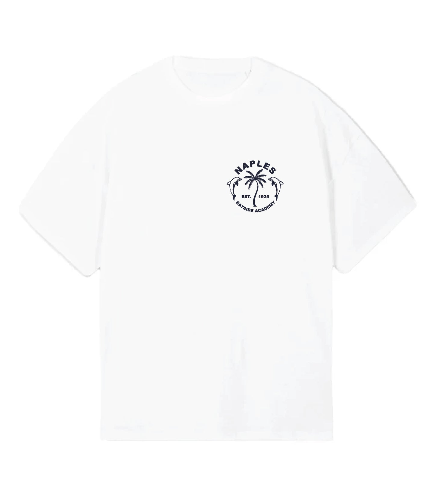 Adult Wavy Palm Tee - White