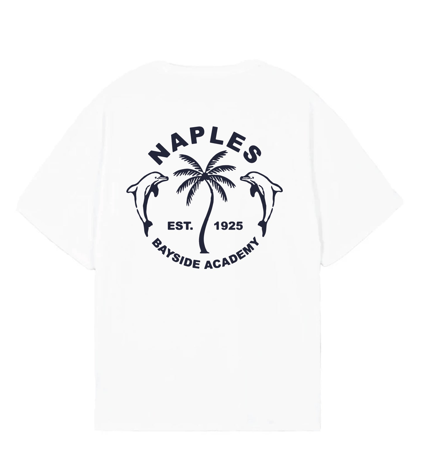 Adult Wavy Palm Tee - White