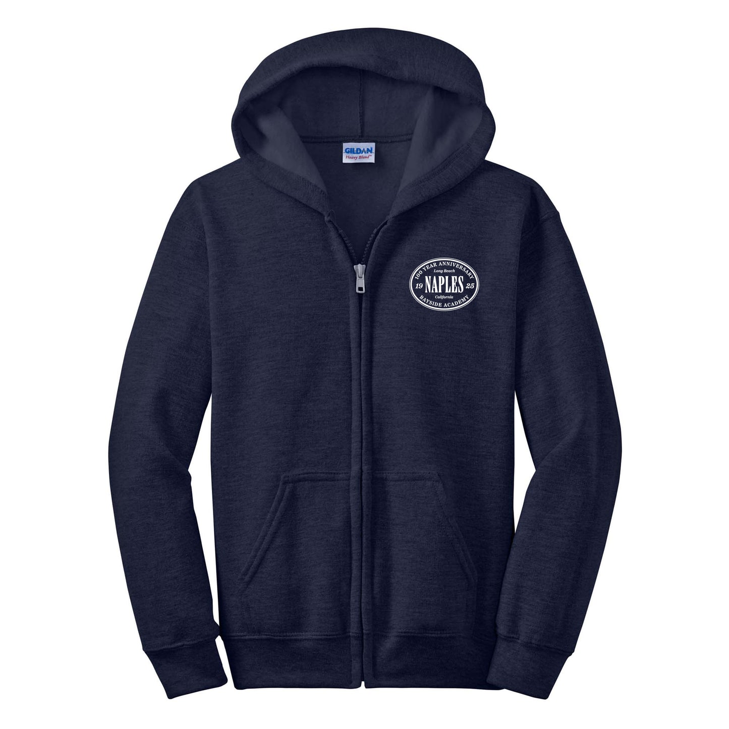 Youth School Hoodie Zip Up Sweatshirt